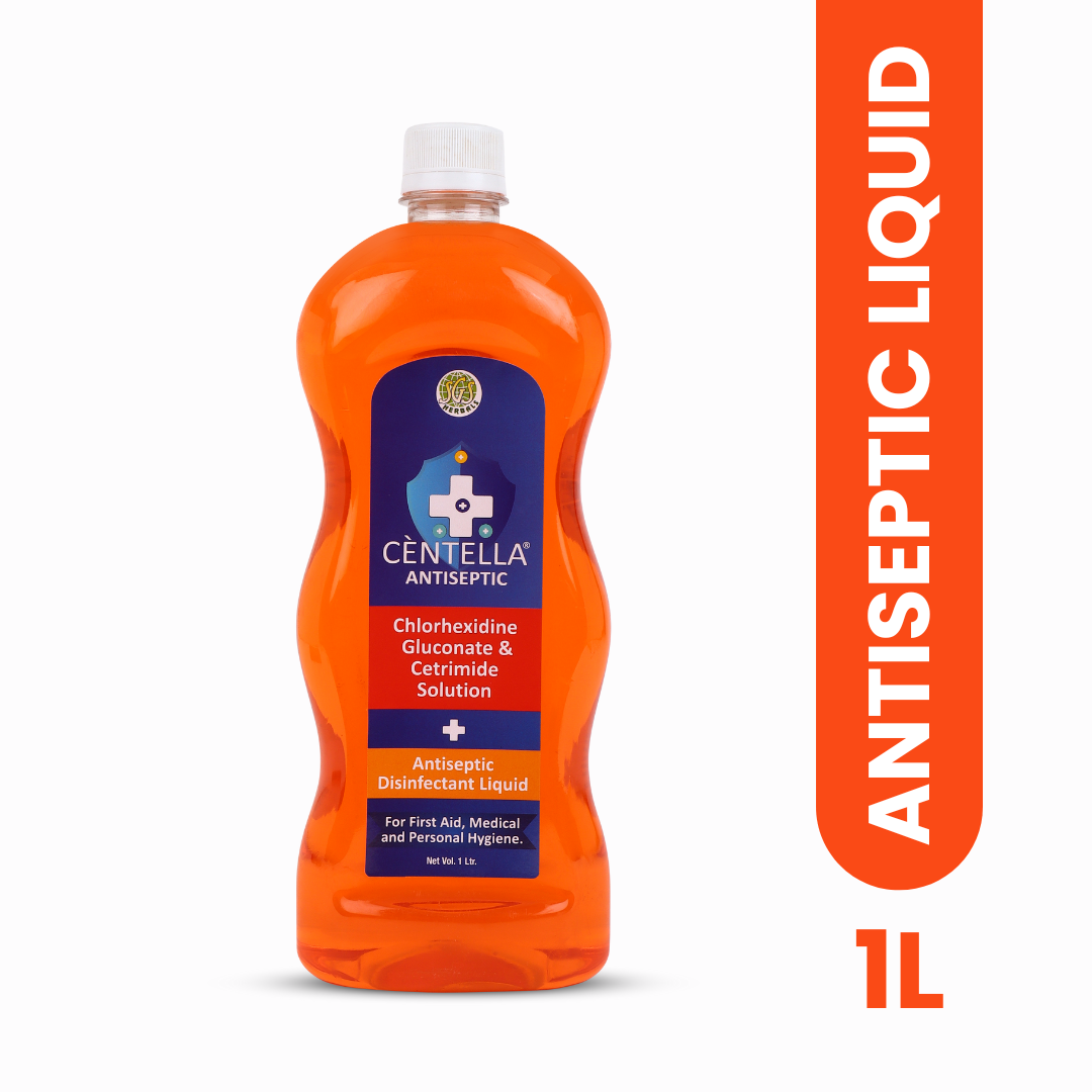 Centella Antiseptic Disinfectant Liquid for First Aid, Surface Disinfection and Personal Hygiene, 01 Litre