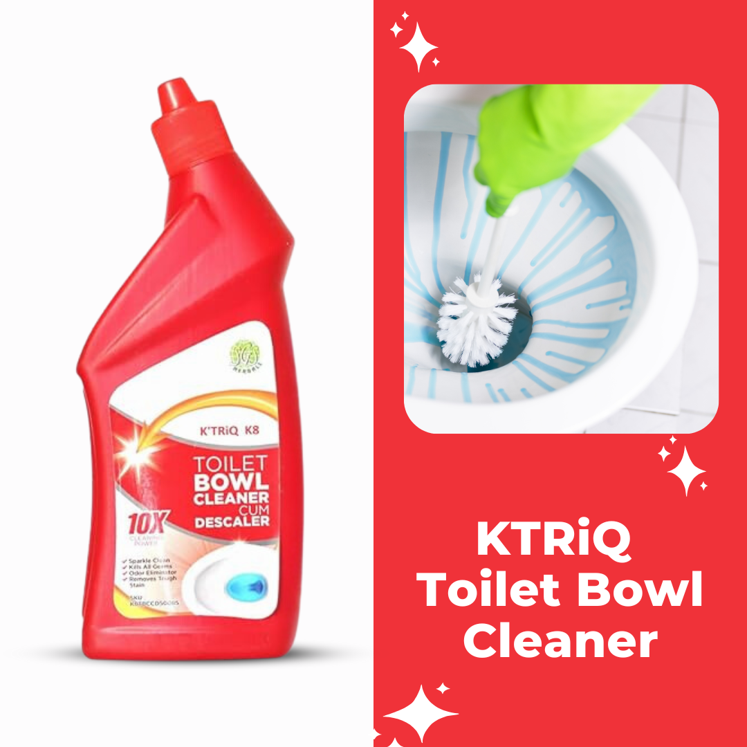 Toilet Bowl Cleaner Cum Descaler Liquid Thick Toilet Cleaning Liquid Suitable for Toilet Bowls (500ml Pack of 2)