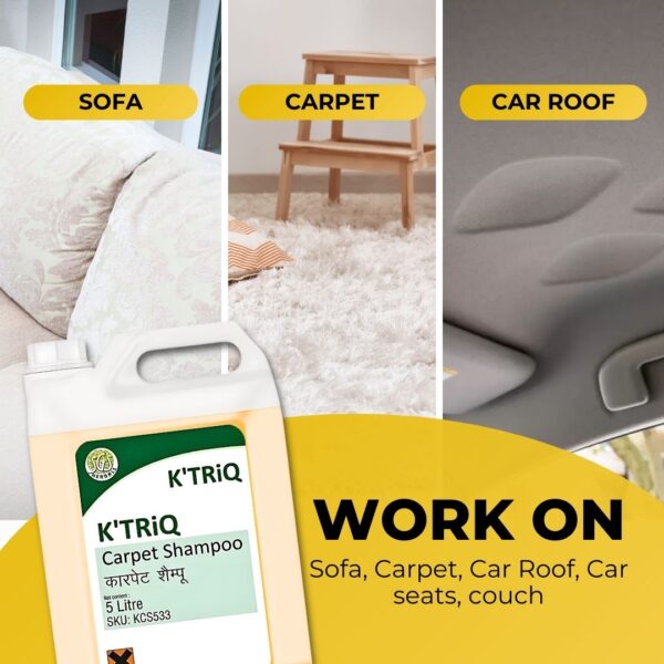 Sofa Cleaning Liquid – KTRiQ Upholstery Shampoo for Sofas